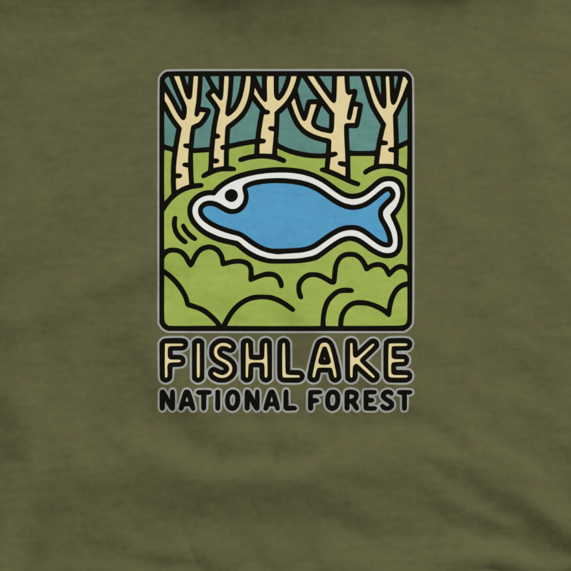 Fishlake National Forest Hoodie Adventure and Outdoors Themed Hoodie