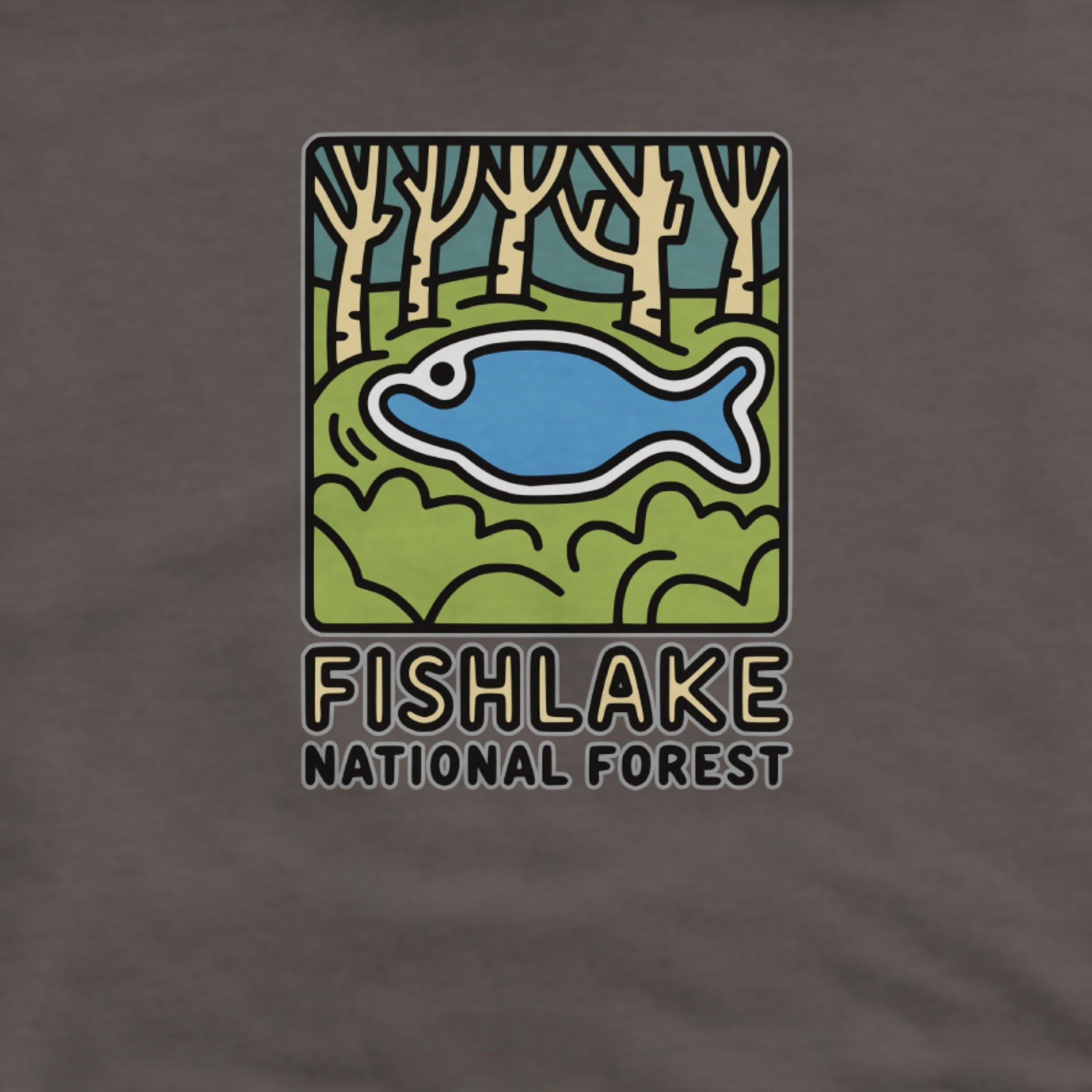 Fishlake National Forest Hoodie Adventure and Outdoors Themed Hoodie