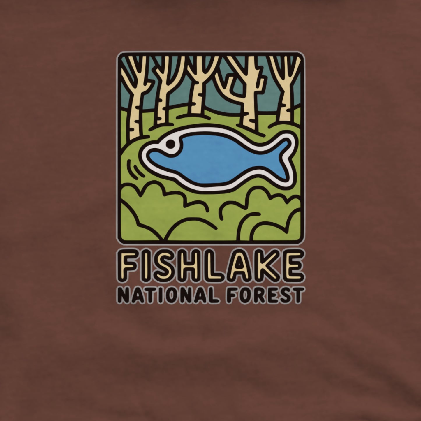 Fishlake National Forest Hoodie Adventure and Outdoors Themed Hoodie