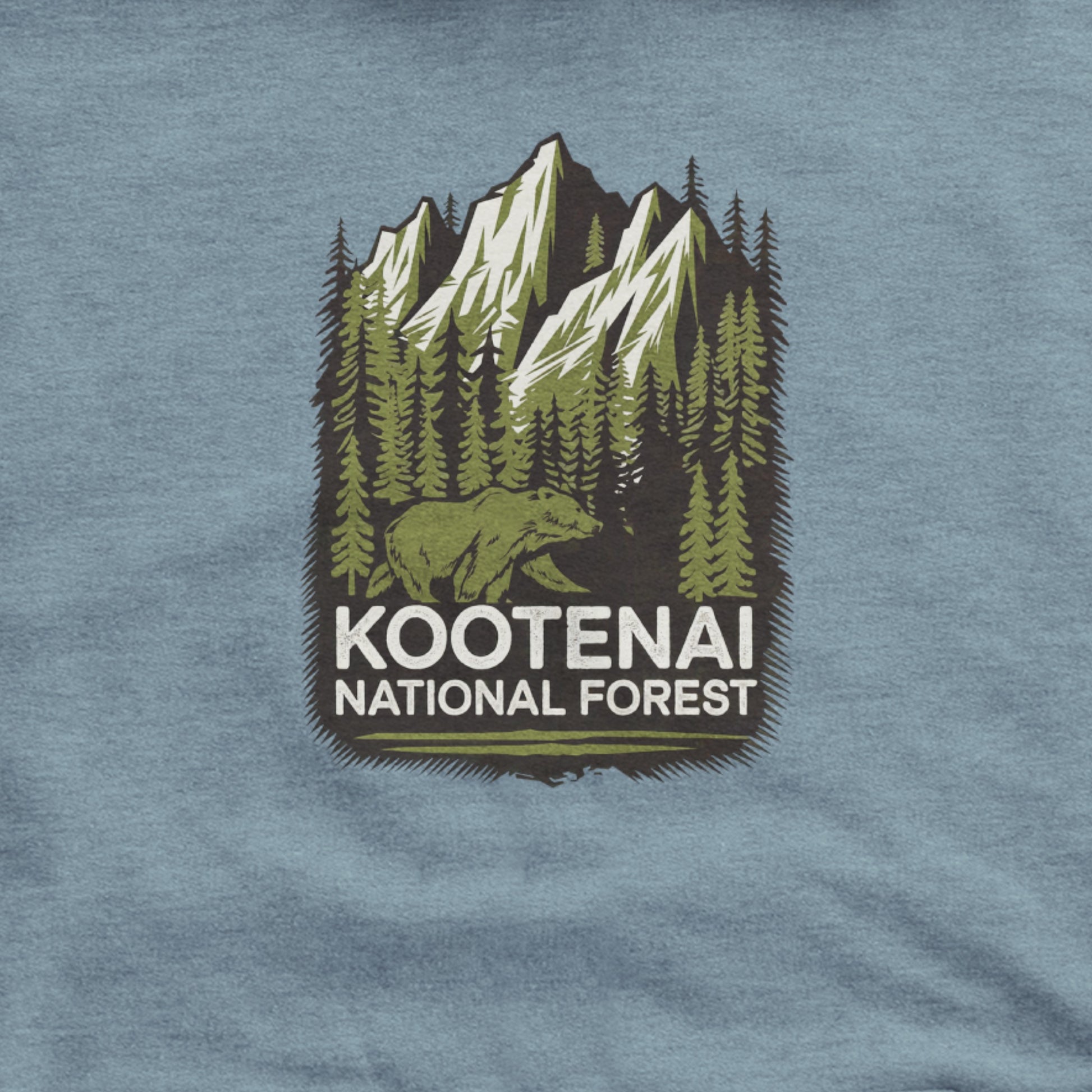 Kootenai National Forest Hoodie Adventure and Outdoors Themed Hoodie