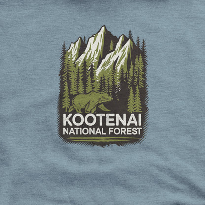 Kootenai National Forest Hoodie Adventure and Outdoors Themed Hoodie