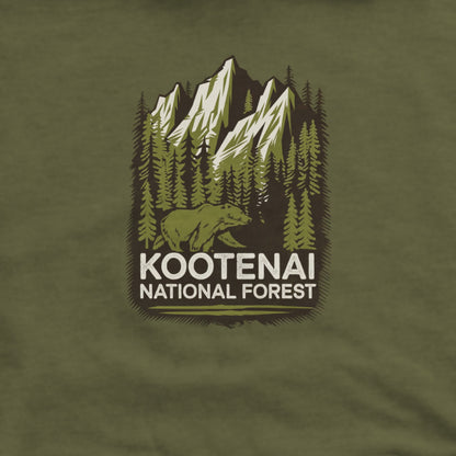 Kootenai National Forest Hoodie Adventure and Outdoors Themed Hoodie