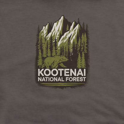 Kootenai National Forest Hoodie Adventure and Outdoors Themed Hoodie