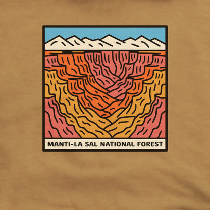 Manti-La Sal National Forest Hoodie Adventure and Outdoors Themed Hoodie