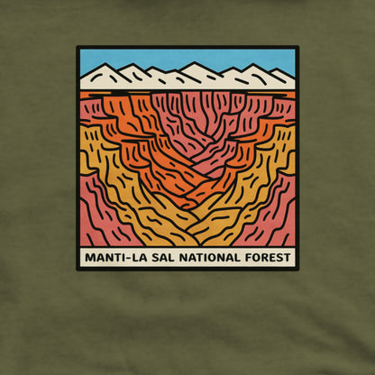Manti-La Sal National Forest Hoodie Adventure and Outdoors Themed Hoodie