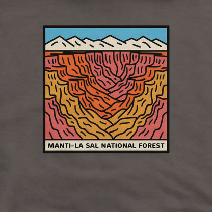 Manti-La Sal National Forest Hoodie Adventure and Outdoors Themed Hoodie