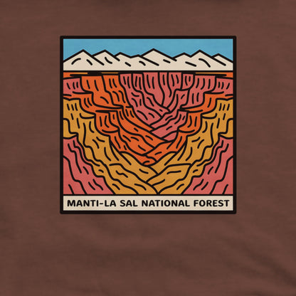 Manti-La Sal National Forest Hoodie Adventure and Outdoors Themed Hoodie