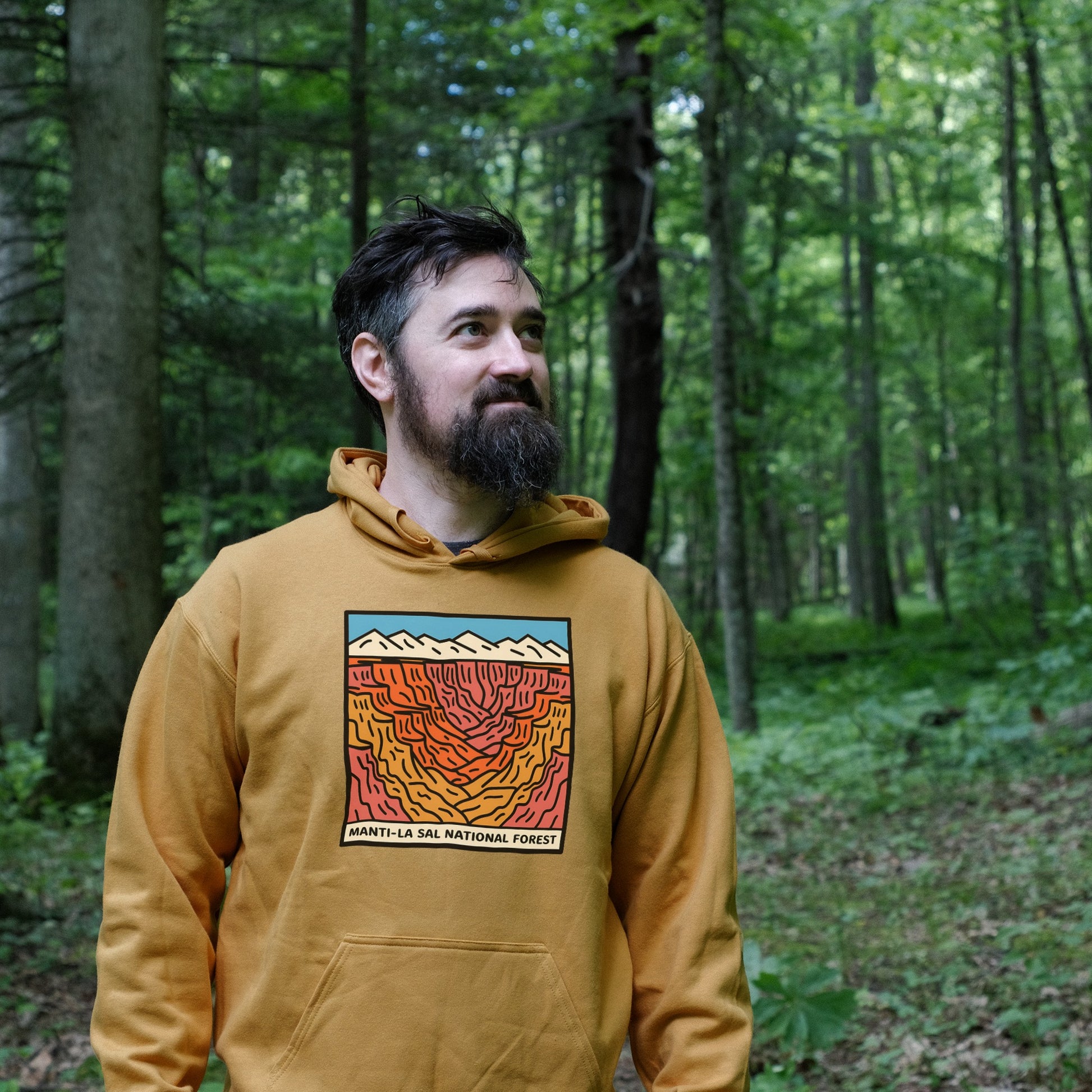 Manti-La Sal National Forest Hoodie Adventure and Outdoors Themed Hoodie