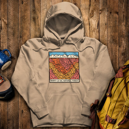 Manti-La Sal National Forest Hoodie Sand Adventure and Outdoors Themed Hoodie