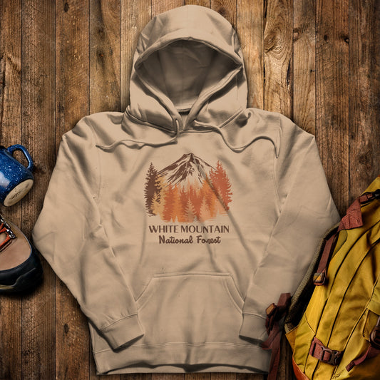 White Mountain National Forest Hoodie Sand Adventure and Outdoors Themed Hoodie