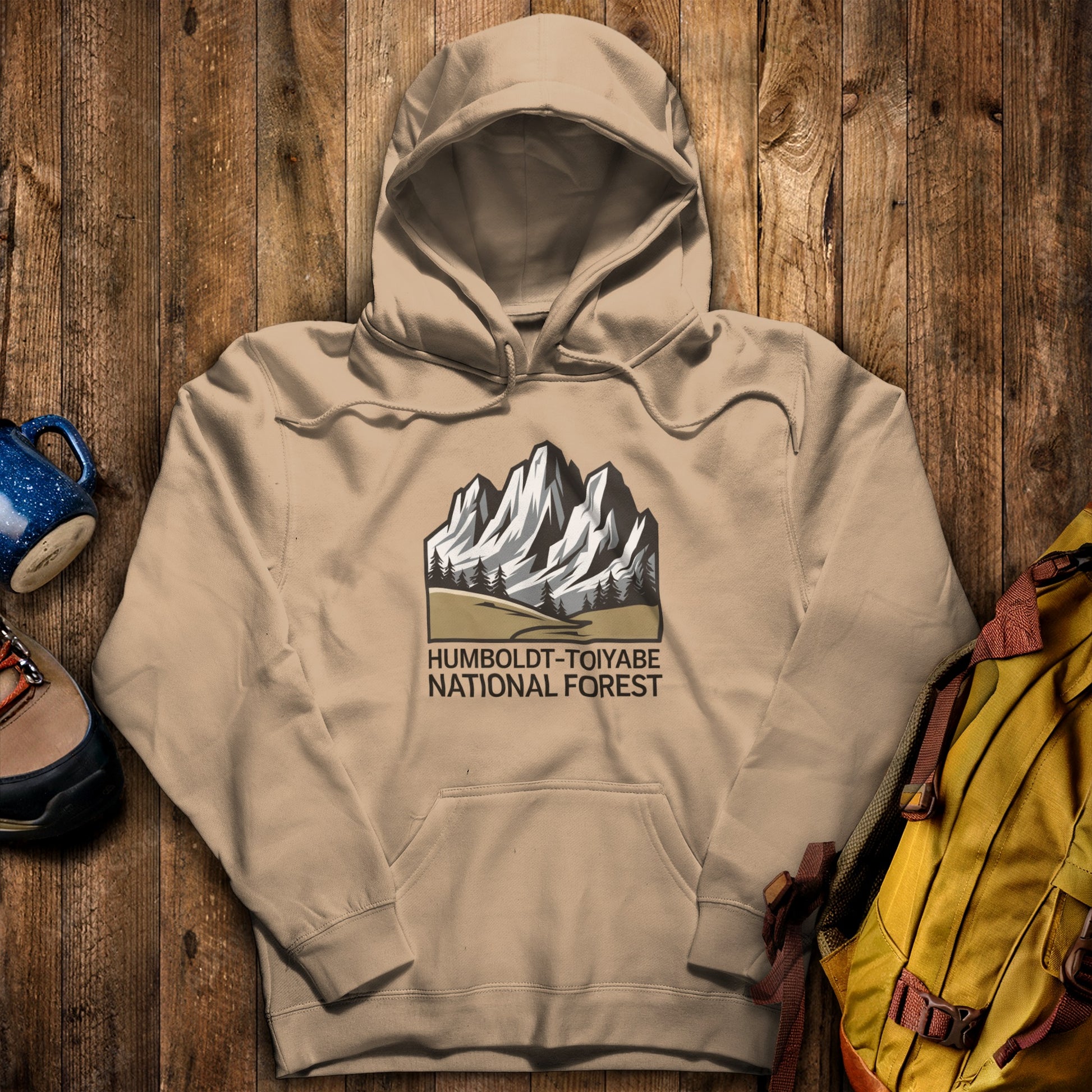 Humboldt-Toiyabe National Forest Hoodie Sand Adventure and Outdoors Themed Hoodie