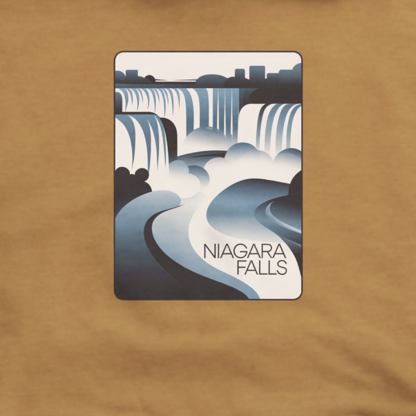Niagara Falls Modern Hoodie Adventure and Outdoors Themed Hoodie