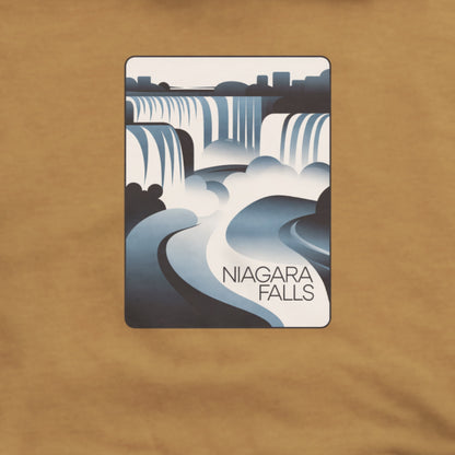 Niagara Falls Modern Hoodie Adventure and Outdoors Themed Hoodie
