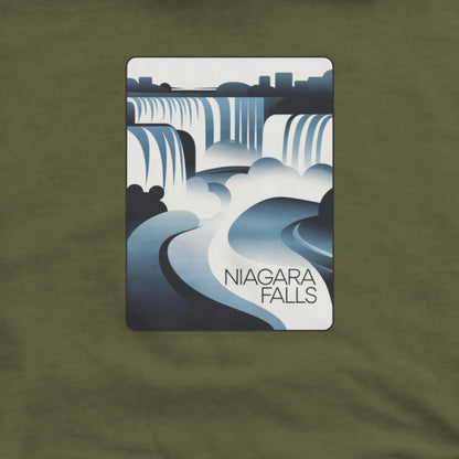 Niagara Falls Modern Hoodie Adventure and Outdoors Themed Hoodie