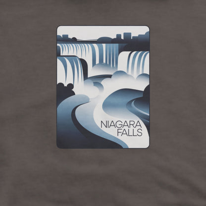 Niagara Falls Modern Hoodie Adventure and Outdoors Themed Hoodie