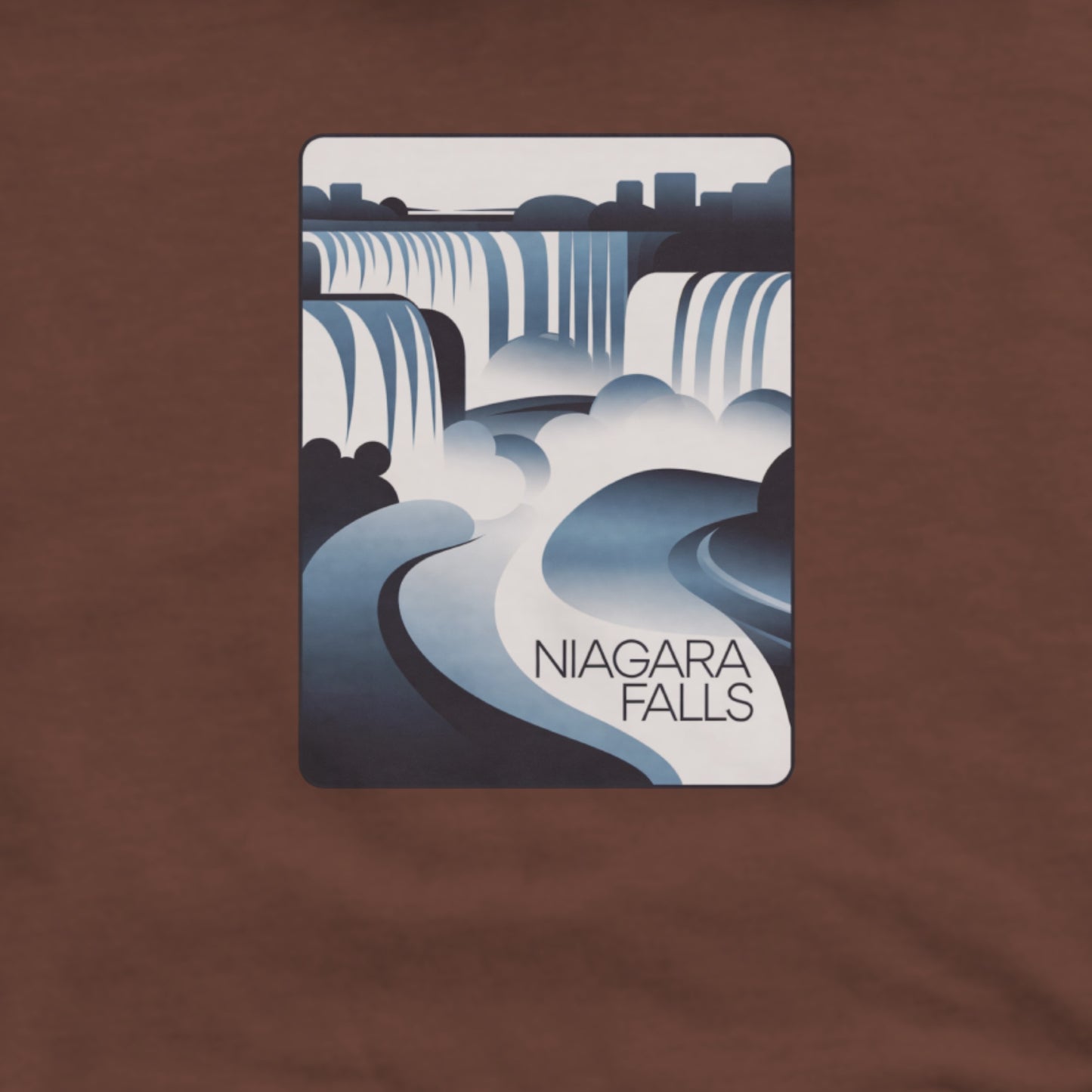 Niagara Falls Modern Hoodie Adventure and Outdoors Themed Hoodie