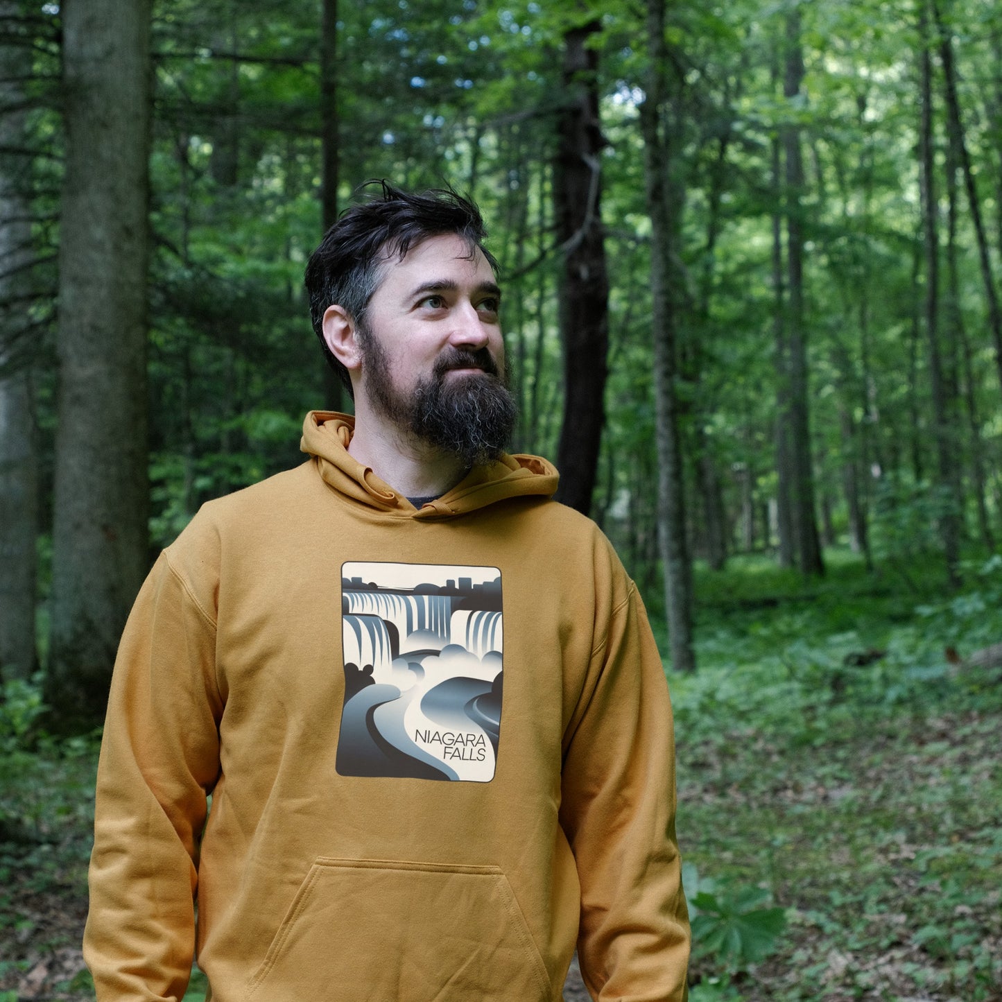 Niagara Falls Modern Hoodie Adventure and Outdoors Themed Hoodie