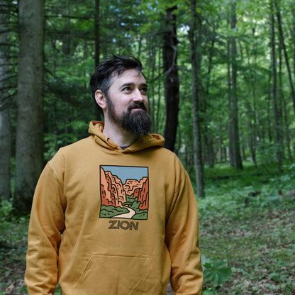 Zion National Park Hoodie Adventure and Outdoors Themed Hoodie