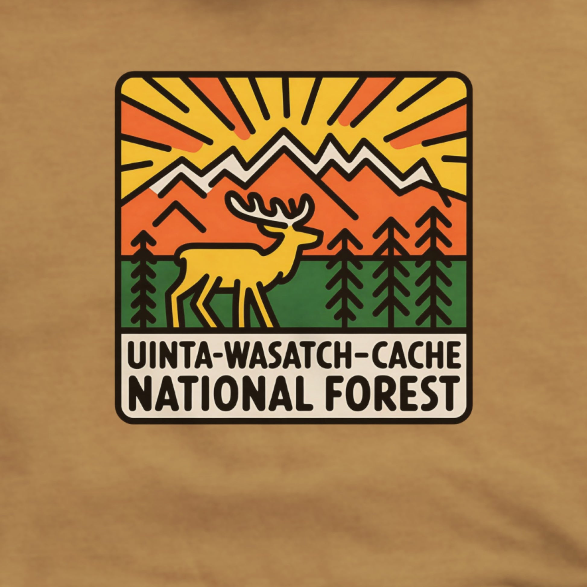 Uinta-Wasatch-Cache National Forest Hoodie Adventure and Outdoors Themed Hoodie