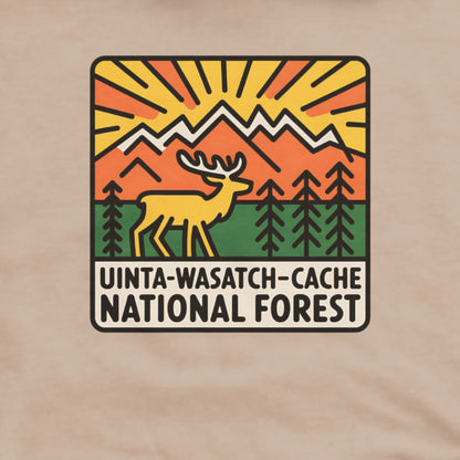 Uinta-Wasatch-Cache National Forest Hoodie Adventure and Outdoors Themed Hoodie
