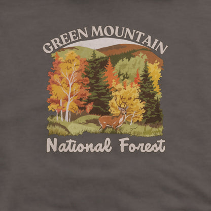 Green Mountain National Forest Hoodie Adventure and Outdoors Themed Hoodie