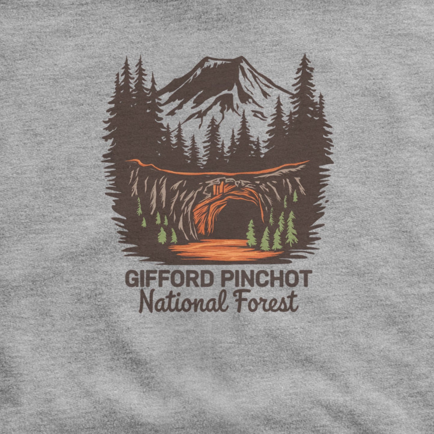 Gifford Pinchot National Forest Hoodie Adventure and Outdoors Themed Hoodie