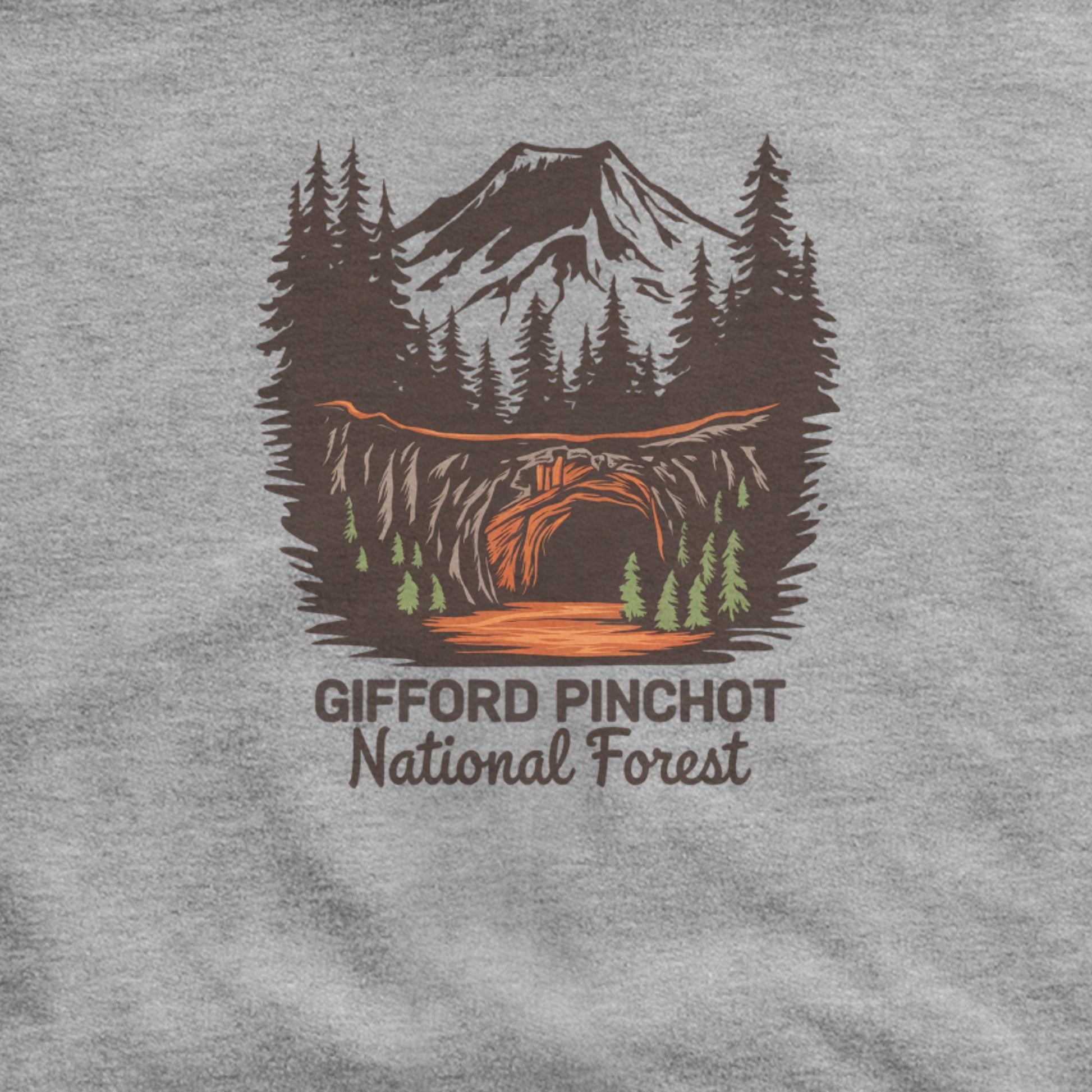 Gifford Pinchot National Forest Hoodie Adventure and Outdoors Themed Hoodie