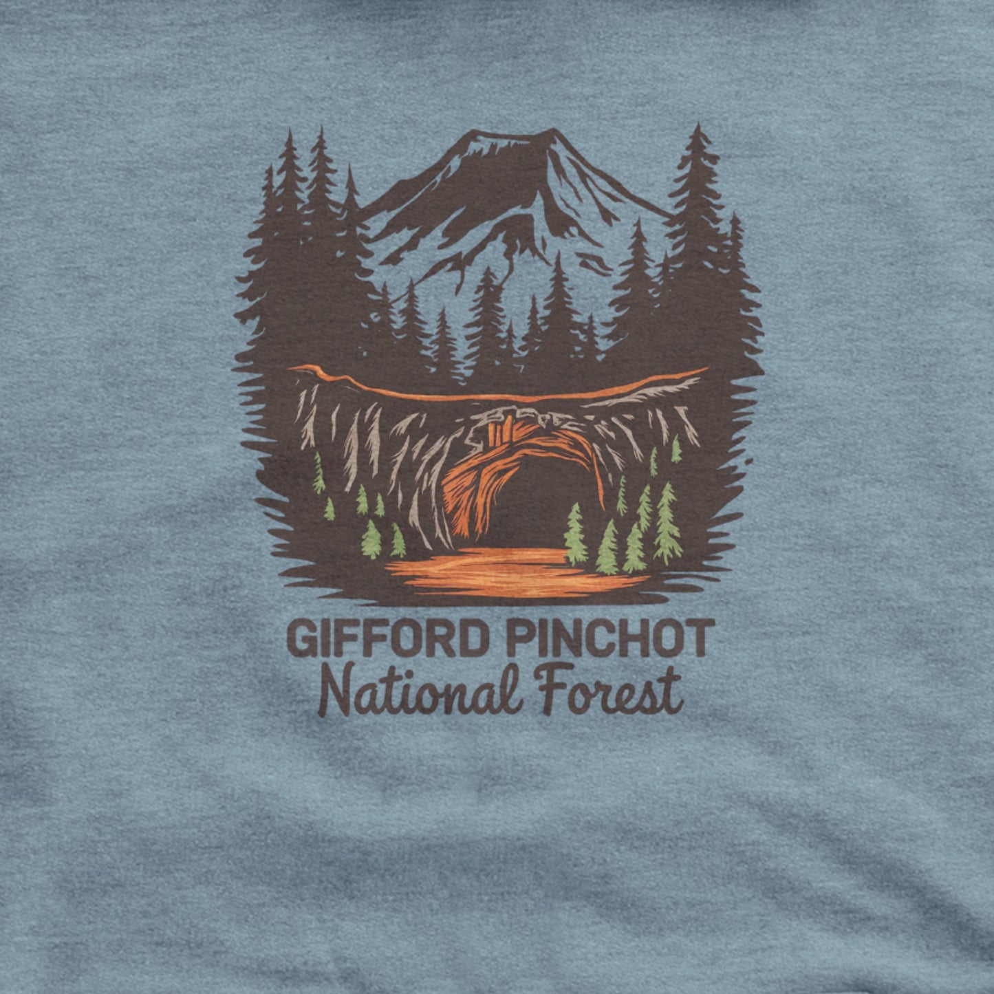Gifford Pinchot National Forest Hoodie Adventure and Outdoors Themed Hoodie