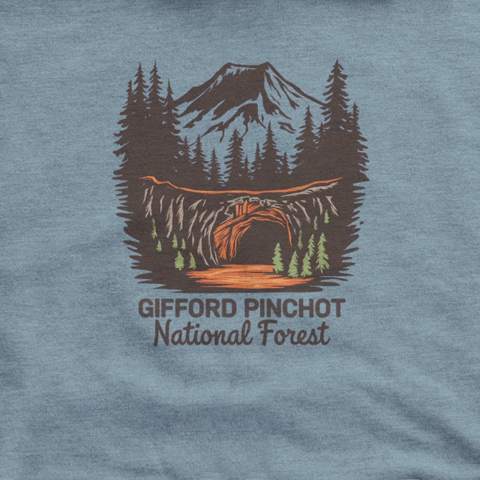 Gifford Pinchot National Forest Hoodie Adventure and Outdoors Themed Hoodie