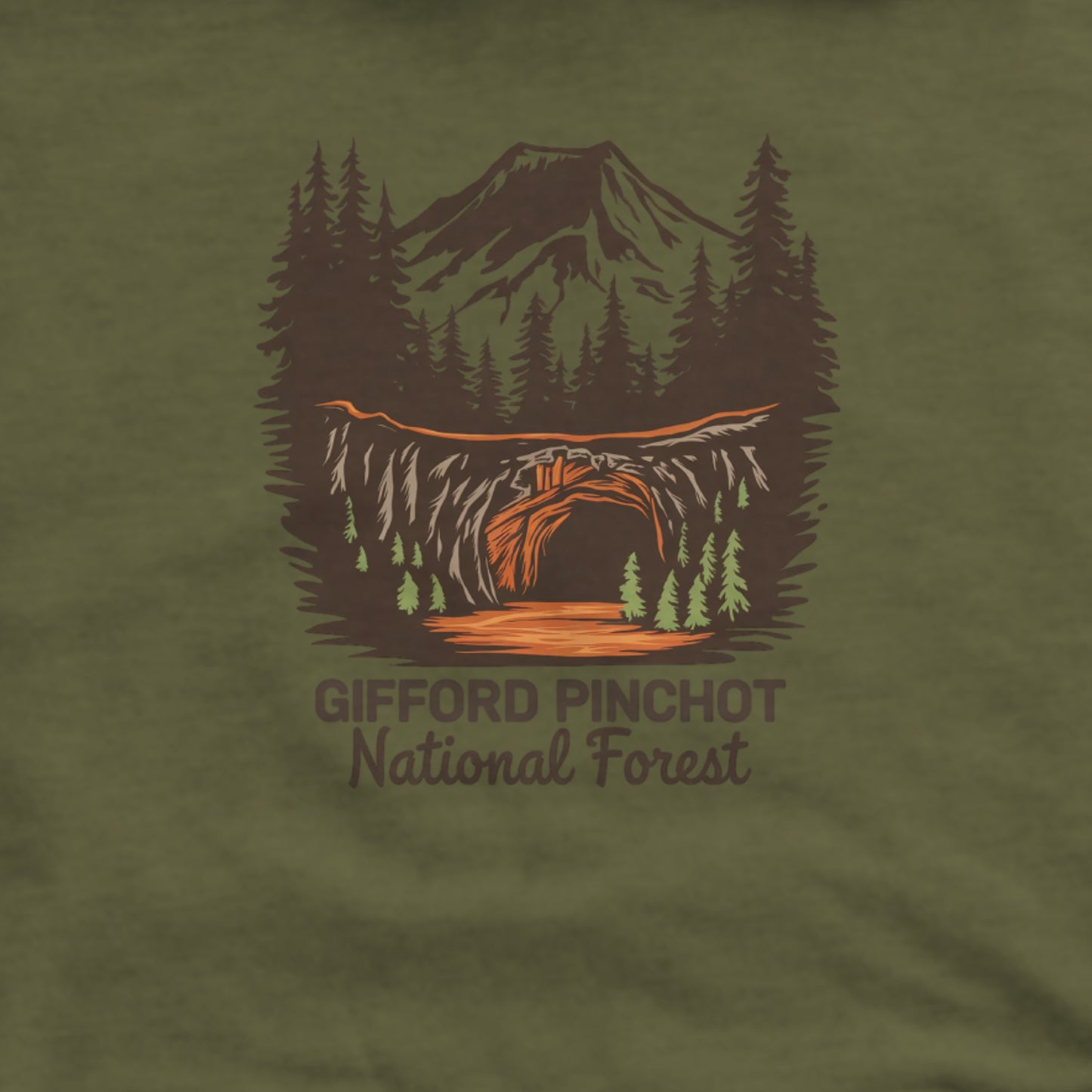 Gifford Pinchot National Forest Hoodie Adventure and Outdoors Themed Hoodie