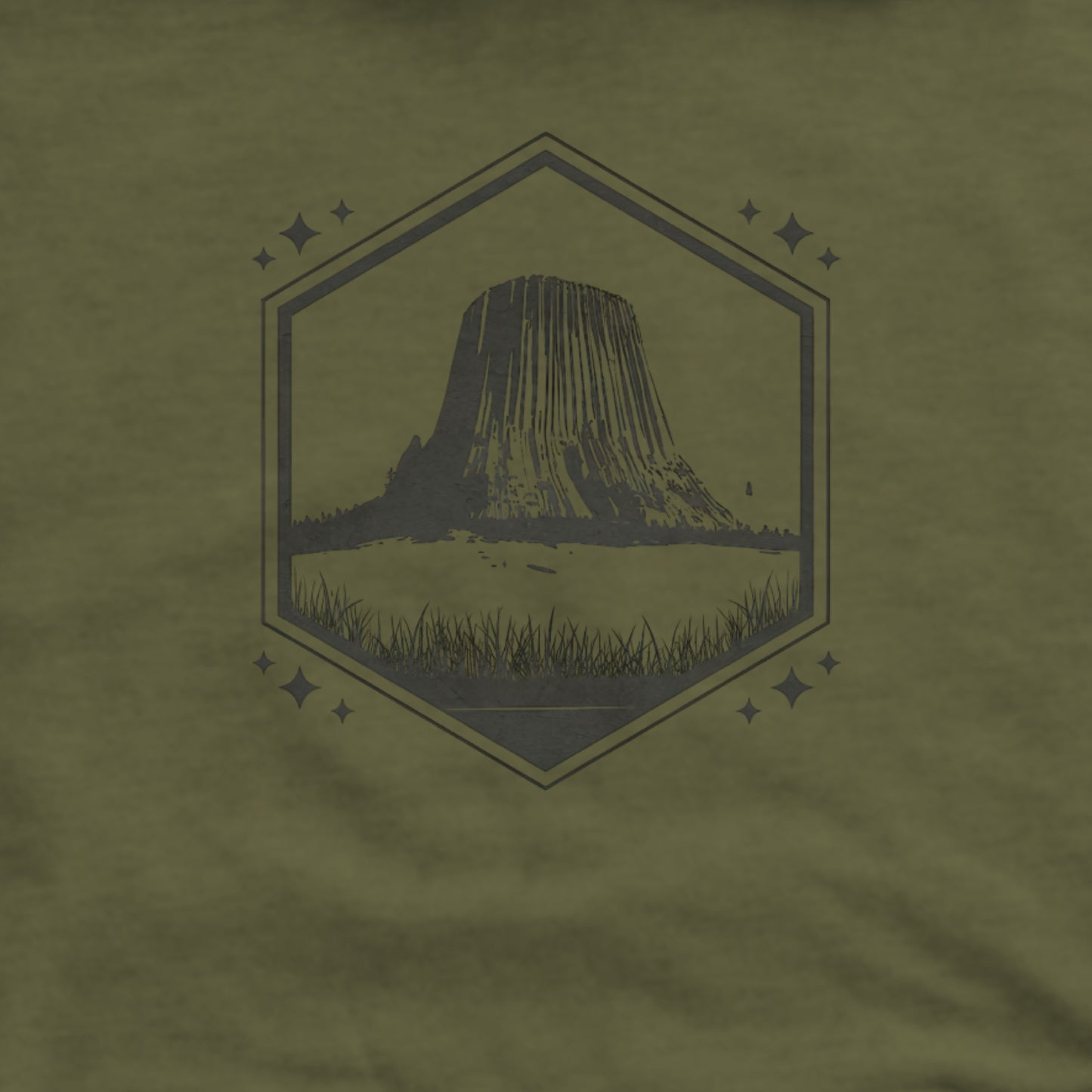 Devil's Tower Wyoming Hoodie Adventure and Outdoors Themed Hoodie