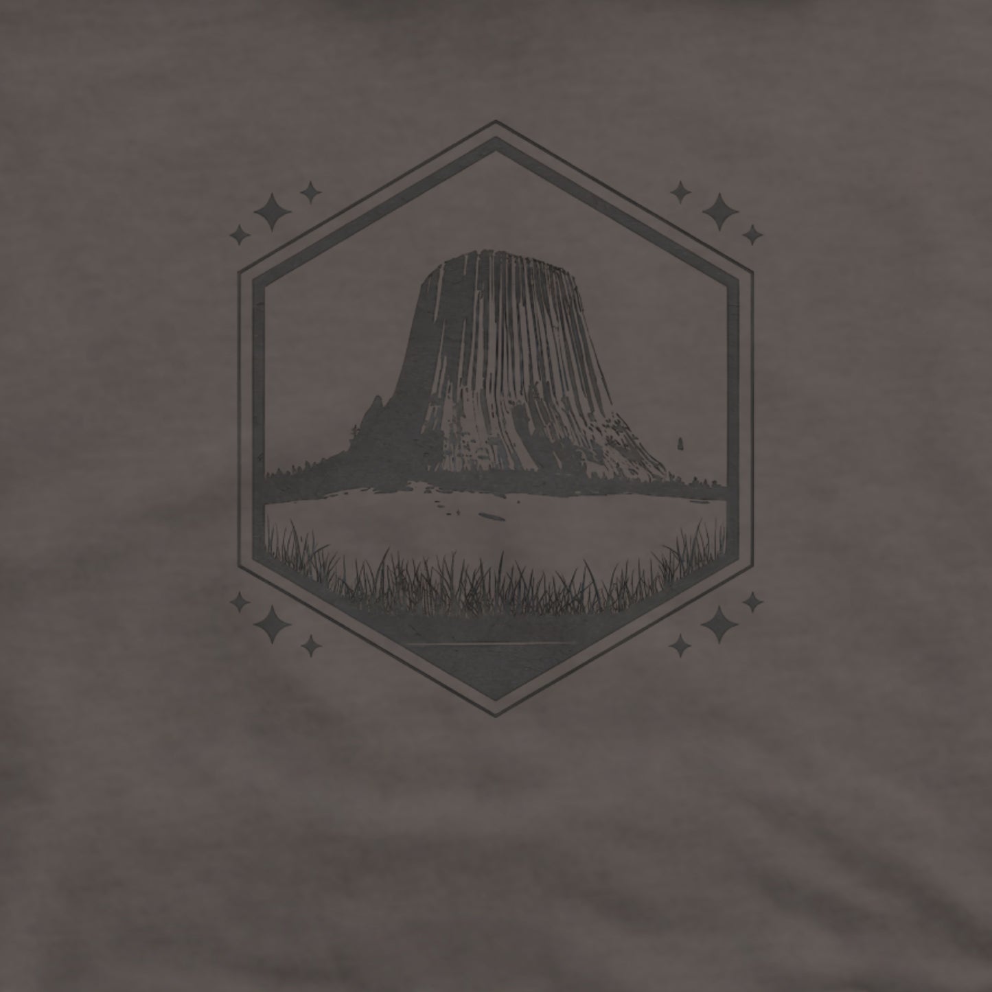 Devil's Tower Wyoming Hoodie Adventure and Outdoors Themed Hoodie