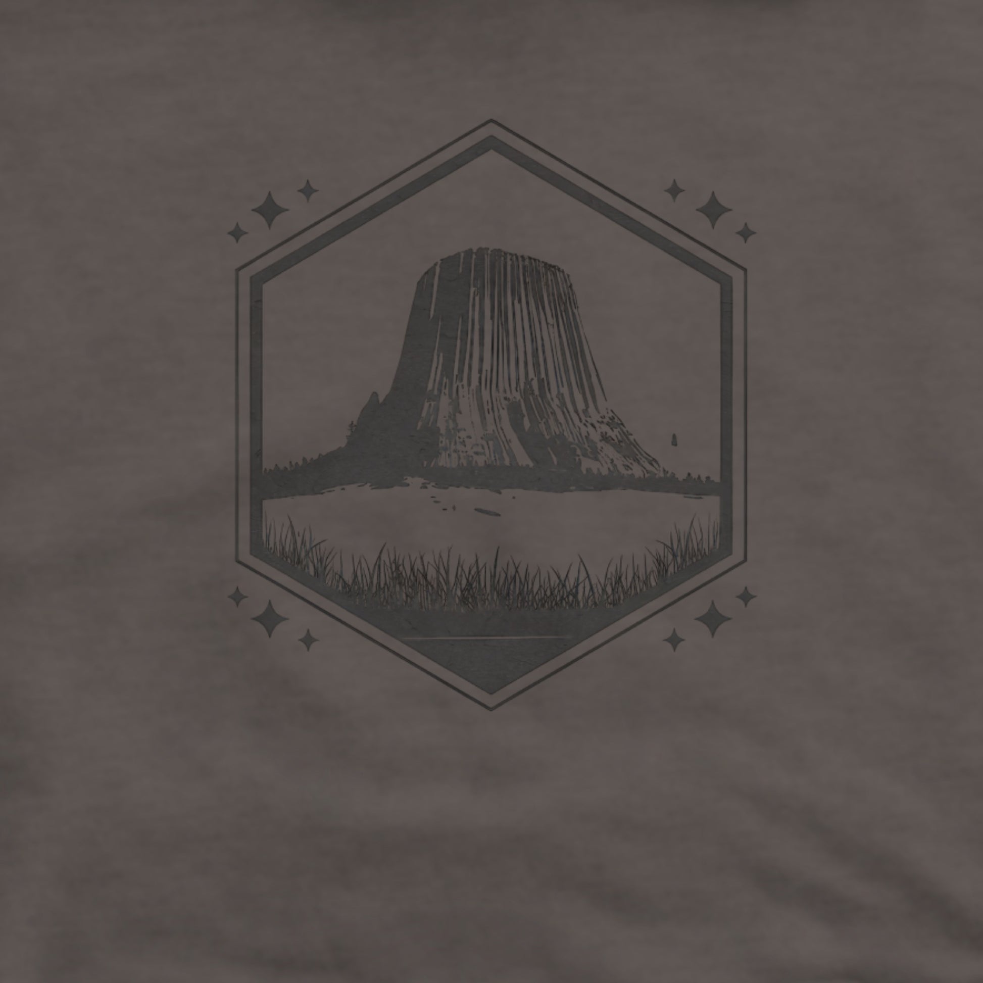 Devil's Tower Wyoming Hoodie Adventure and Outdoors Themed Hoodie
