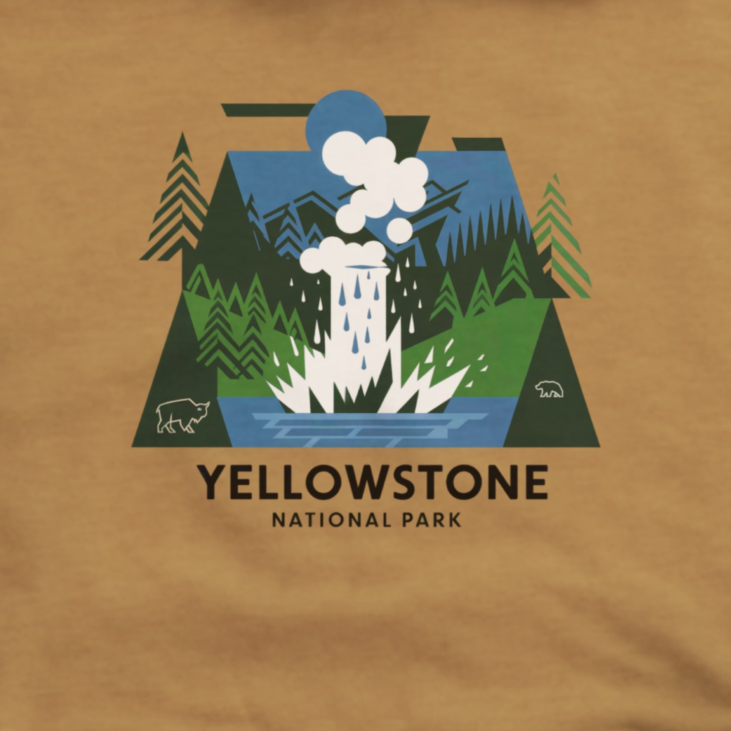 Yellowstone National Park Hoodie Adventure and Outdoors Themed Hoodie
