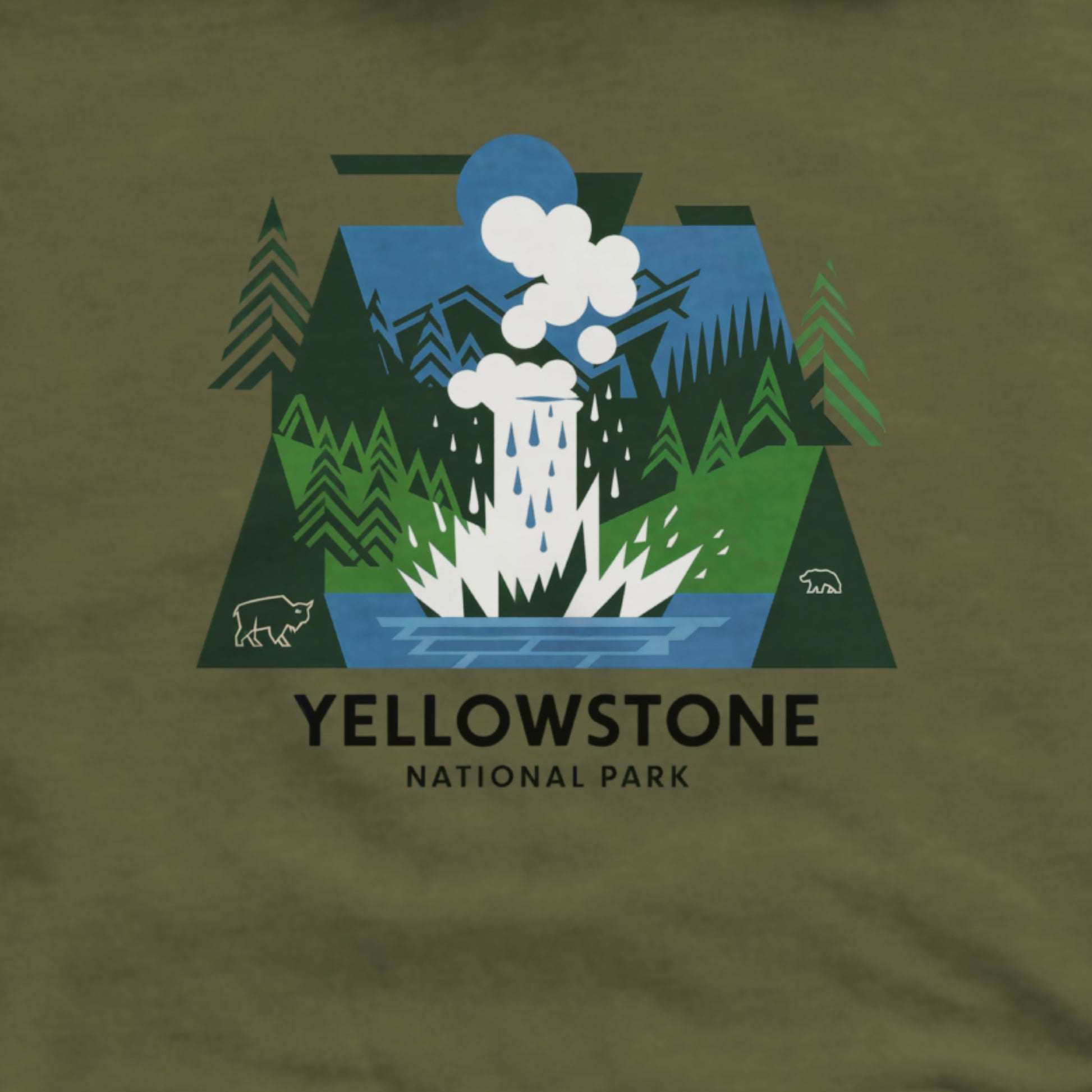 Yellowstone National Park Hoodie Adventure and Outdoors Themed Hoodie