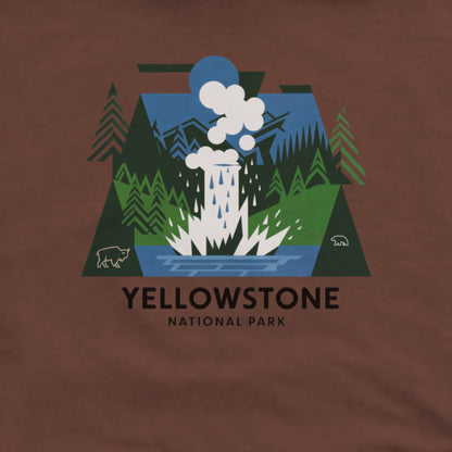 Yellowstone National Park Hoodie Adventure and Outdoors Themed Hoodie