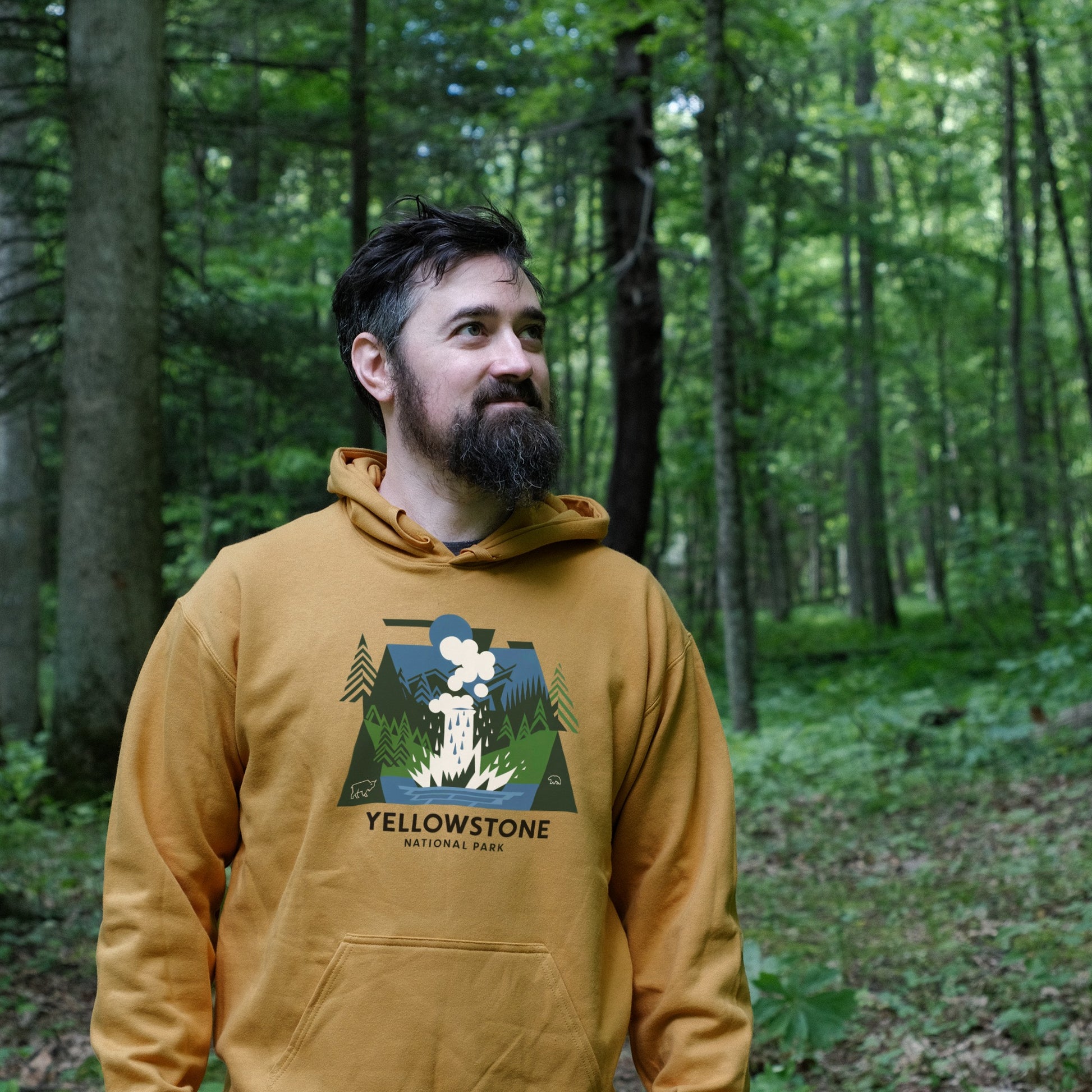 Yellowstone National Park Hoodie Adventure and Outdoors Themed Hoodie