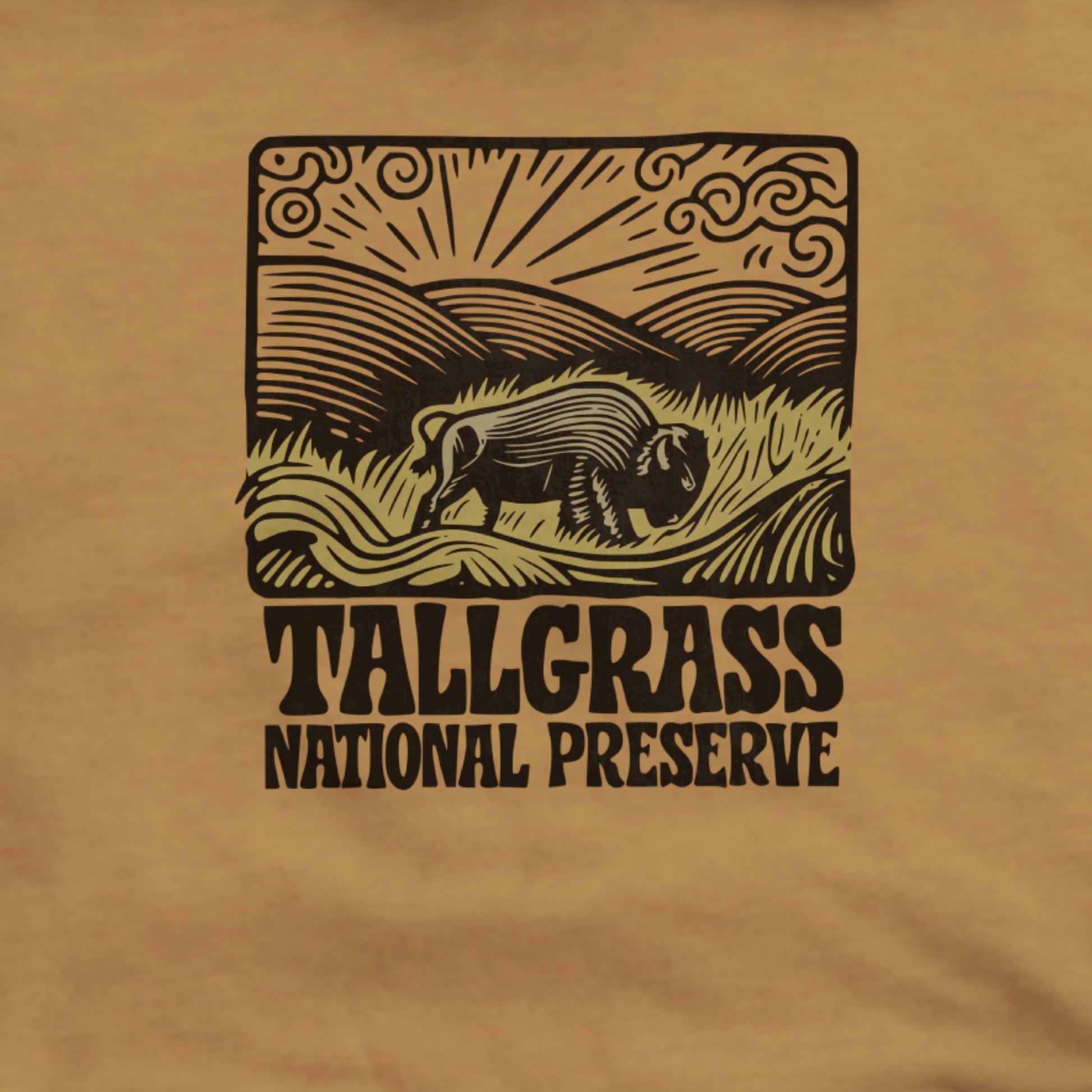 Tallgrass Prairie National Preserve Hoodie Adventure and Outdoors Themed Hoodie