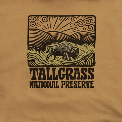 Tallgrass Prairie National Preserve Hoodie Adventure and Outdoors Themed Hoodie