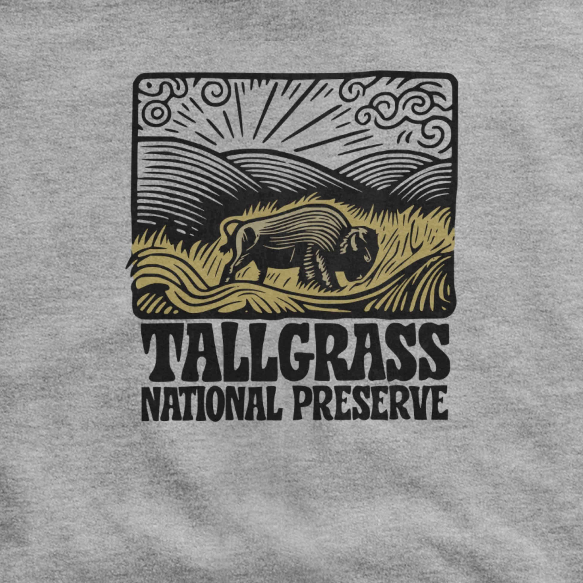 Tallgrass Prairie National Preserve Hoodie Adventure and Outdoors Themed Hoodie