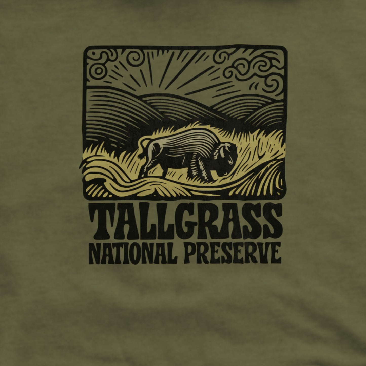 Tallgrass Prairie National Preserve Hoodie Adventure and Outdoors Themed Hoodie