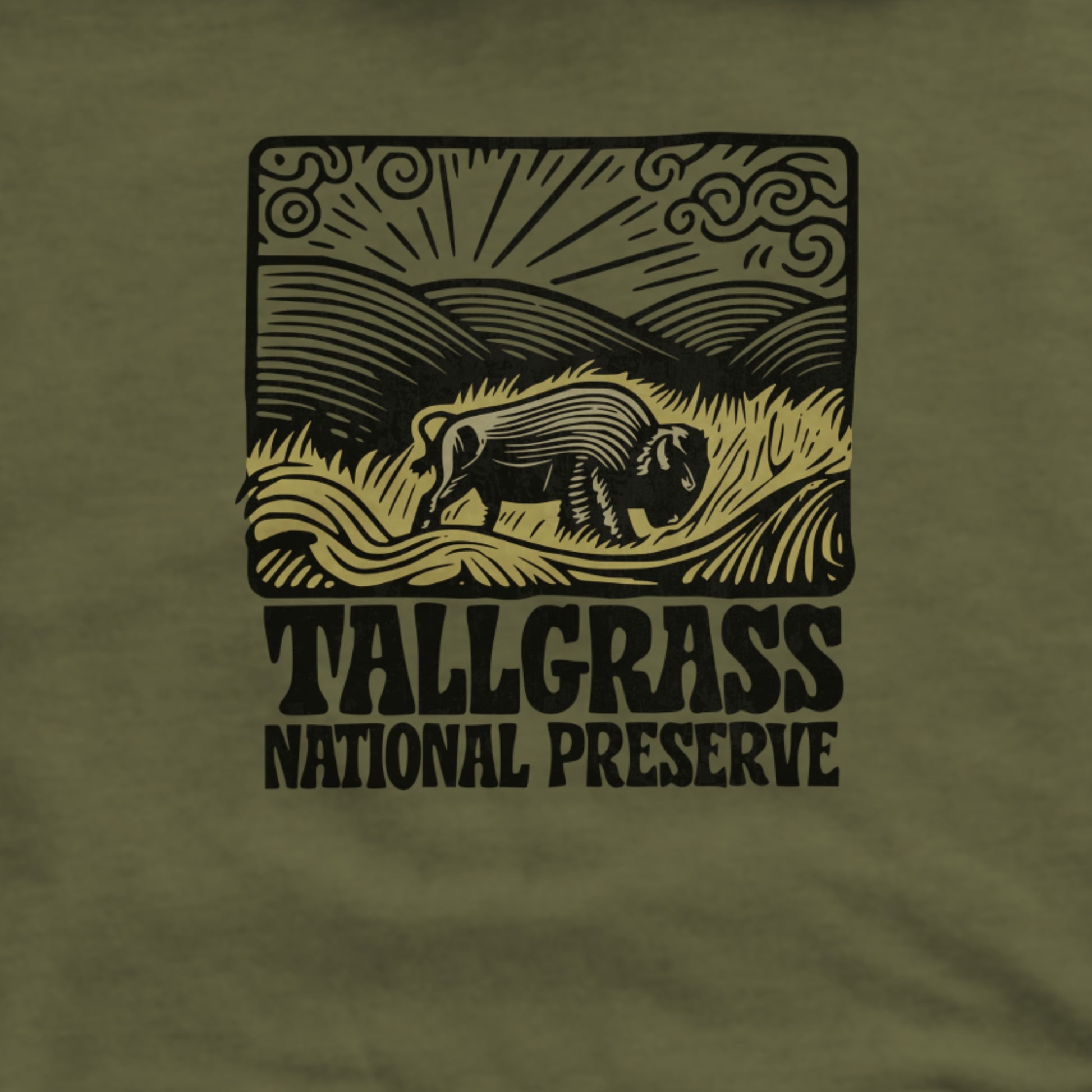 Tallgrass Prairie National Preserve Hoodie Adventure and Outdoors Themed Hoodie