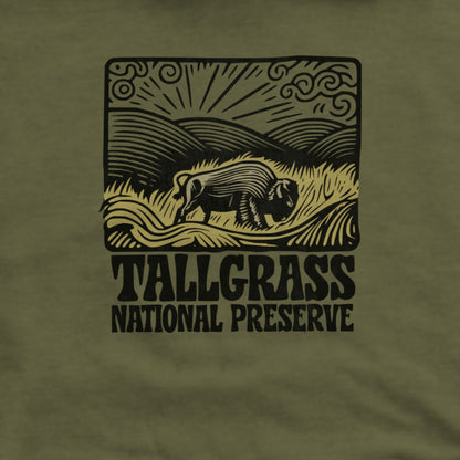 Tallgrass Prairie National Preserve Hoodie Adventure and Outdoors Themed Hoodie