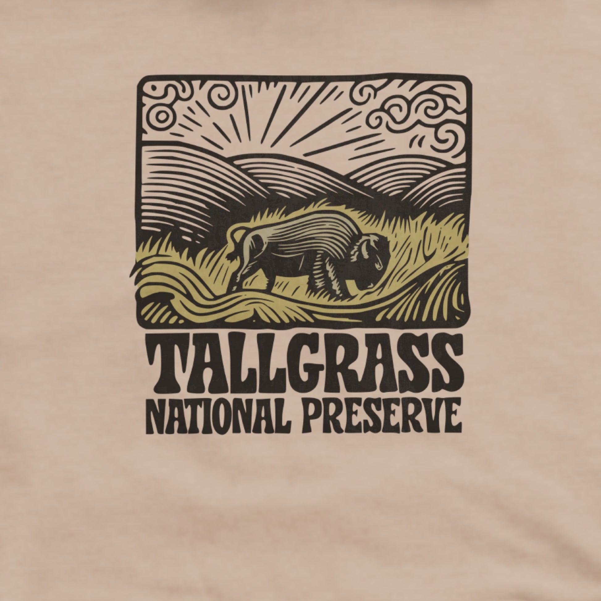 Tallgrass Prairie National Preserve Hoodie Adventure and Outdoors Themed Hoodie