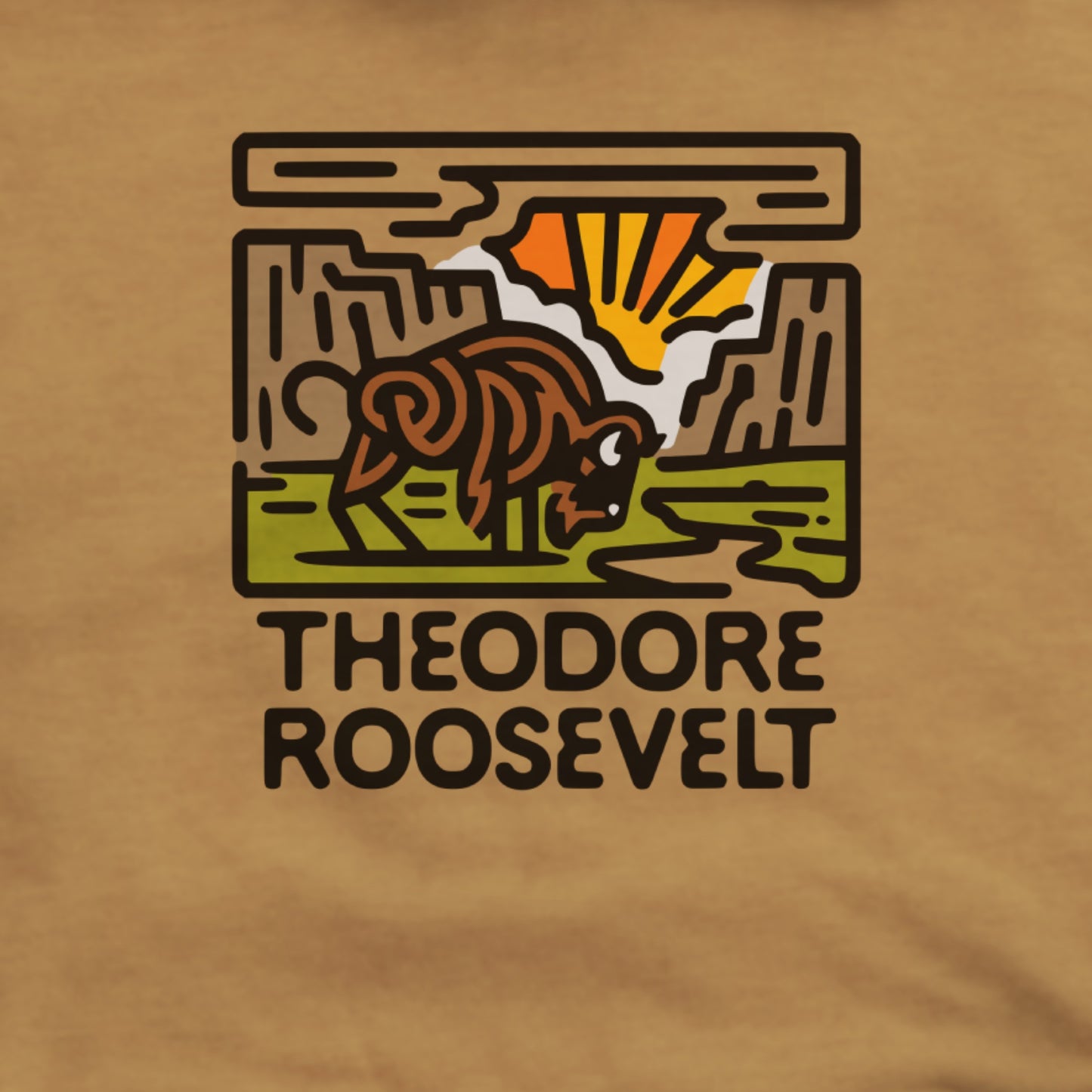 Theodore Roosevelt National Park Hoodie Adventure and Outdoors Themed Hoodie