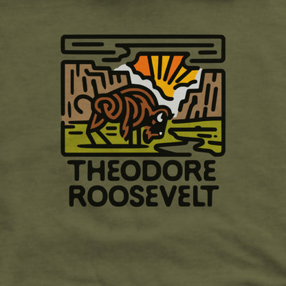 Theodore Roosevelt National Park Hoodie Adventure and Outdoors Themed Hoodie