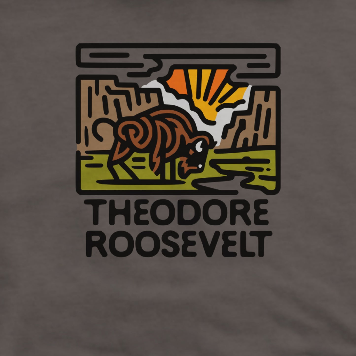 Theodore Roosevelt National Park Hoodie Adventure and Outdoors Themed Hoodie