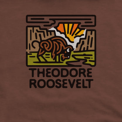 Theodore Roosevelt National Park Hoodie Adventure and Outdoors Themed Hoodie