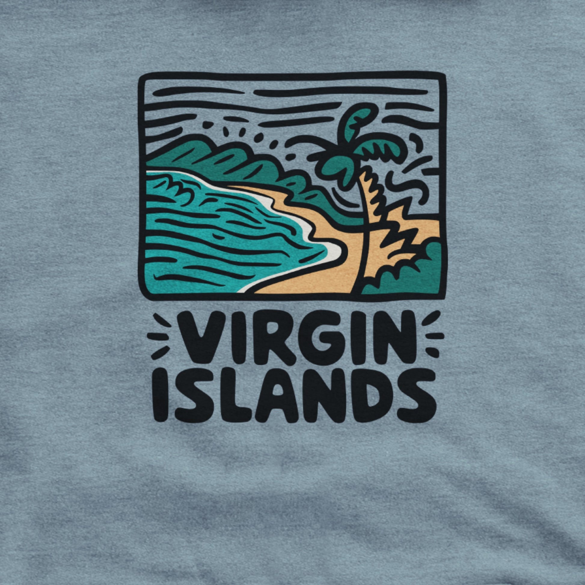 Virgin Islands National Park Hoodie Adventure and Outdoors Themed Hoodie