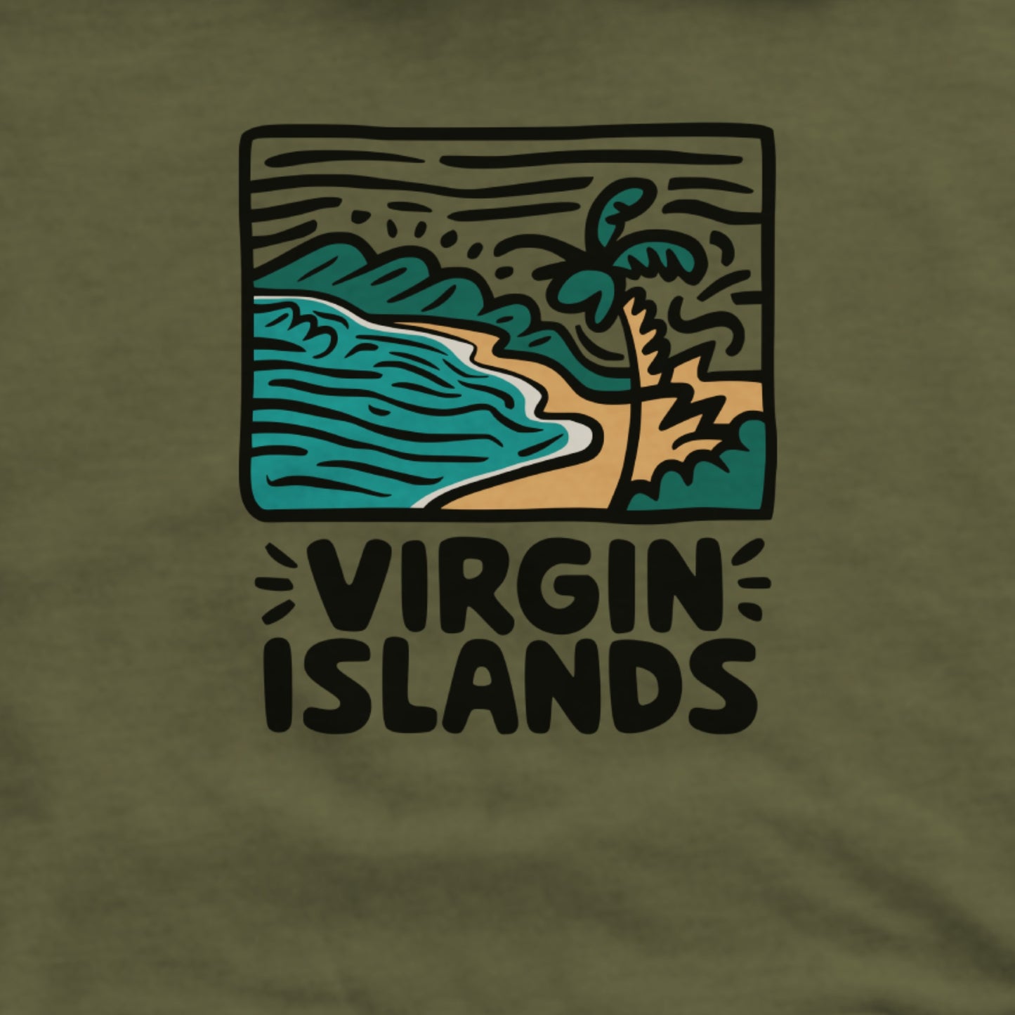 Virgin Islands National Park Hoodie Adventure and Outdoors Themed Hoodie